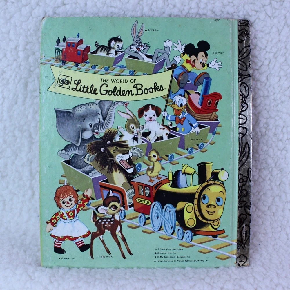 SCUFFY THE TUGBOAT Little Golden book - His‎ Adventures Down the River 1975 VTG
